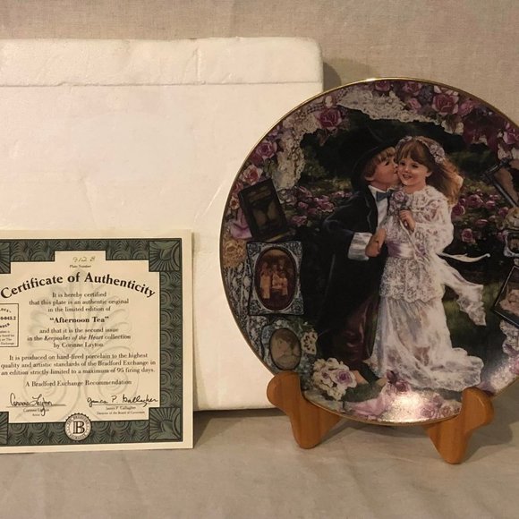 1993 Keepsakes Of The Heart "Sentimental Sweethearts" By: Corinne Layton Collect - Picture 1 of 7